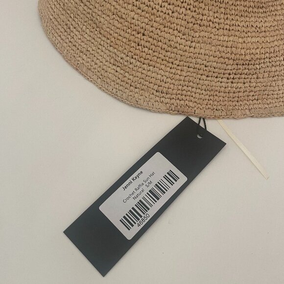 Jenni Kayne Crochet Raffia hat - Picture 2 of 5